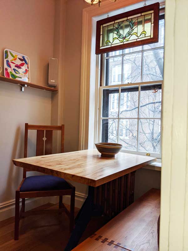 kitchen table in Arthur Miller Suite