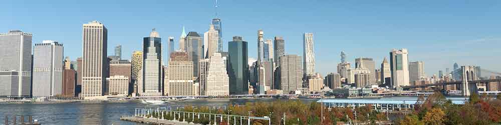 View of Manhattan skyline from Brooklyn Height Promenade
