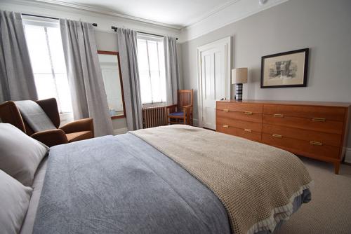 View of bedroom furnishings