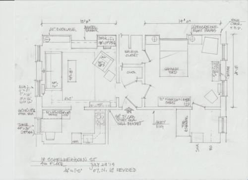 Floor plan of Arthur Miller Suite
