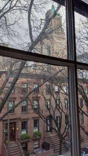 view from kitchen in our Arthur Miller Suite